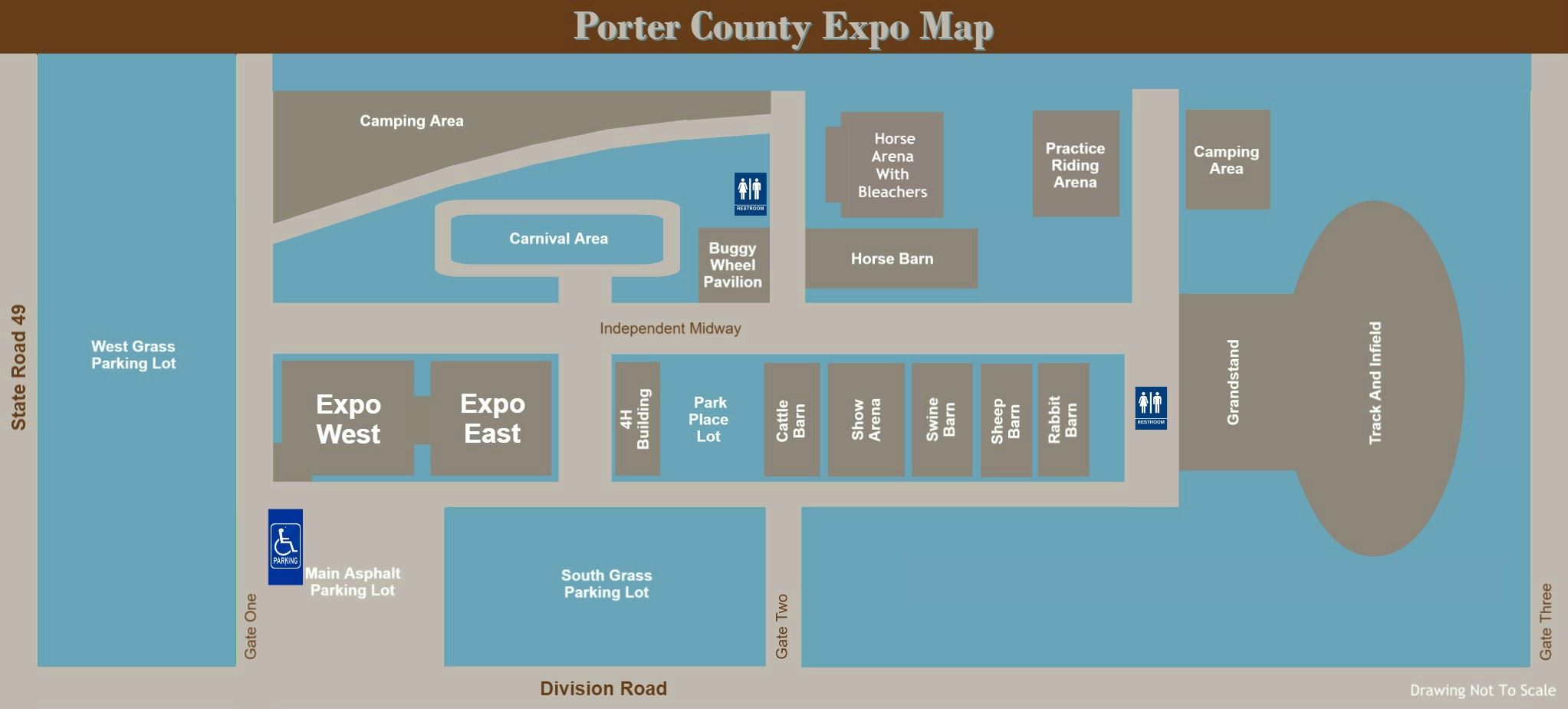 Map Of Expo Center Grounds
